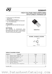 ISOWATT218 datasheet pdf SGS Thomson Microelectronics