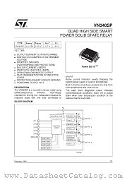VN340SP datasheet pdf SGS Thomson Microelectronics