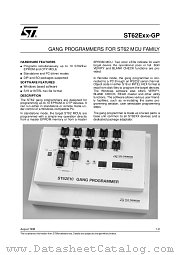 ST62EXX-GP datasheet pdf SGS Thomson Microelectronics
