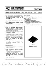 STLC5464 datasheet pdf SGS Thomson Microelectronics