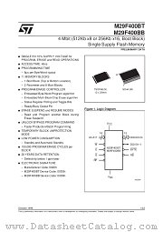 M29F400BT datasheet pdf SGS Thomson Microelectronics
