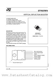 STV9379FA datasheet pdf SGS Thomson Microelectronics