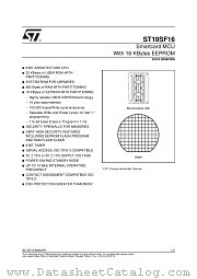 ST19SF16 datasheet pdf SGS Thomson Microelectronics