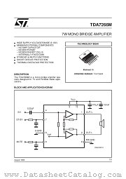 TDA7266M datasheet pdf SGS Thomson Microelectronics