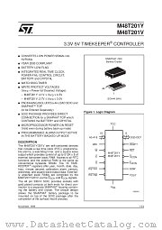 M48T201V datasheet pdf SGS Thomson Microelectronics