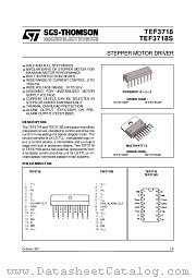 TEF3718S datasheet pdf SGS Thomson Microelectronics