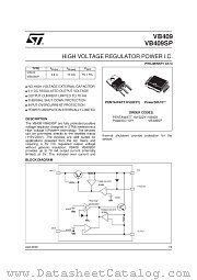 VB409SP datasheet pdf SGS Thomson Microelectronics