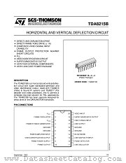 TDA8215B datasheet pdf SGS Thomson Microelectronics