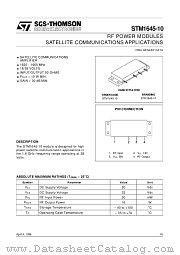 STM1645-10 datasheet pdf SGS Thomson Microelectronics