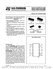 HCC4520B datasheet pdf SGS Thomson Microelectronics