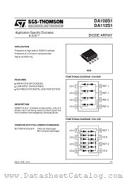 DA112S1 datasheet pdf SGS Thomson Microelectronics