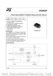 VN30NSP datasheet pdf SGS Thomson Microelectronics