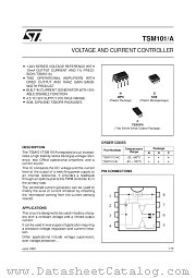 TSM101A datasheet pdf SGS Thomson Microelectronics