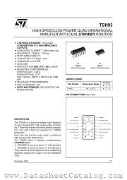 TSH95 datasheet pdf SGS Thomson Microelectronics