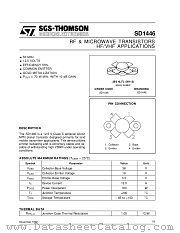 SD1446 datasheet pdf SGS Thomson Microelectronics