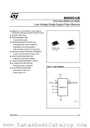 M29W512B datasheet pdf SGS Thomson Microelectronics