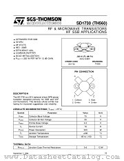 TH560 datasheet pdf SGS Thomson Microelectronics