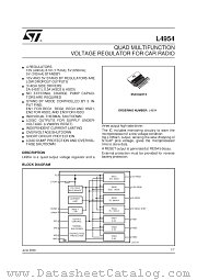 L4954 datasheet pdf SGS Thomson Microelectronics