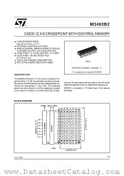 M3493B2 datasheet pdf SGS Thomson Microelectronics