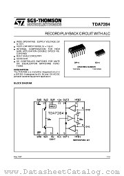 TDA7284D datasheet pdf SGS Thomson Microelectronics