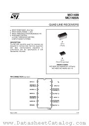 MC1489A datasheet pdf SGS Thomson Microelectronics