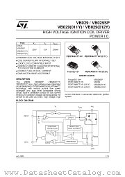VB029(011Y) datasheet pdf SGS Thomson Microelectronics