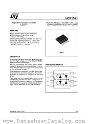 LCP1521 datasheet pdf SGS Thomson Microelectronics