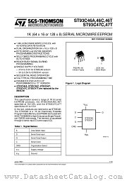 ST93C47C datasheet pdf SGS Thomson Microelectronics