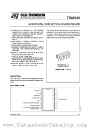 TDA8140 datasheet pdf SGS Thomson Microelectronics