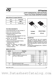 DTV-SERIES datasheet pdf SGS Thomson Microelectronics