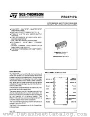 PBL3717A datasheet pdf SGS Thomson Microelectronics