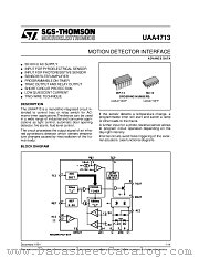 UAA4713 datasheet pdf SGS Thomson Microelectronics