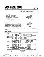 L585 datasheet pdf SGS Thomson Microelectronics