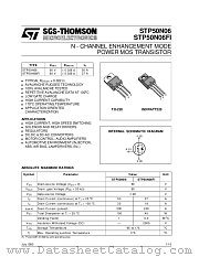 STP50N06 datasheet pdf SGS Thomson Microelectronics