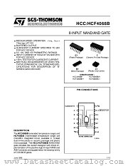 HCF4068B datasheet pdf SGS Thomson Microelectronics