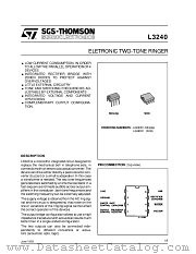 L3240D1 datasheet pdf SGS Thomson Microelectronics