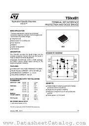 TSIXXB1 datasheet pdf SGS Thomson Microelectronics