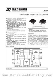 L3037QN datasheet pdf SGS Thomson Microelectronics