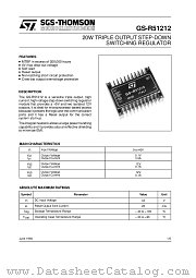 GS-R51212 datasheet pdf SGS Thomson Microelectronics