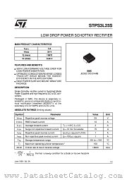 STPS3L25S datasheet pdf SGS Thomson Microelectronics