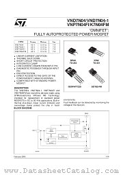 K7N04FM datasheet pdf SGS Thomson Microelectronics
