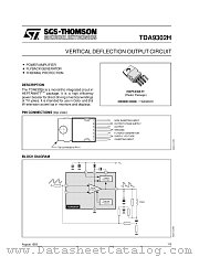 TDA9302H datasheet pdf SGS Thomson Microelectronics