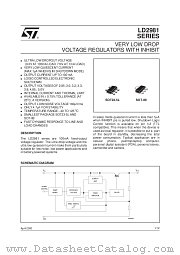 LD2981-SERIES datasheet pdf SGS Thomson Microelectronics