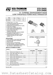 STD12N06L datasheet pdf SGS Thomson Microelectronics