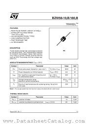 BZW50-10 datasheet pdf SGS Thomson Microelectronics