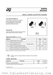 BAR46AFILM datasheet pdf SGS Thomson Microelectronics