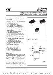 M29W400T datasheet pdf SGS Thomson Microelectronics