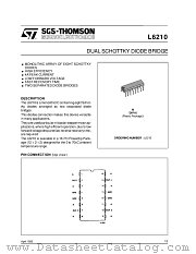 L6210 datasheet pdf SGS Thomson Microelectronics