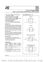 TS974 datasheet pdf SGS Thomson Microelectronics
