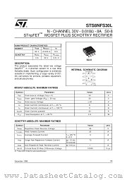 STS8NFS30L datasheet pdf SGS Thomson Microelectronics
